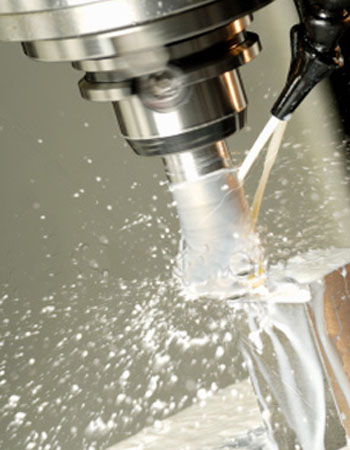 CNC milling and turning component